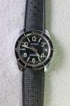 Vintage Sheraton 17 Jewels Swiss Skin Diver Wristwatch