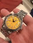 Doxa Sub 200 Divingstar Yellow. Stainless Steel Bezel. Near Mint! Worn Twice!