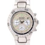 Beuchat Vintage Chronograph Diver Watch Silver Dial 100M Quartz Stainless Steel