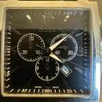 VINTAGE ELEGANT MEN'S RECTANGLE 34mm SWISS CHRONOGRAPH QUARTZ WATCH "DOXA 296.10