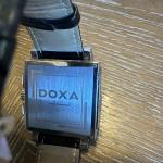 VINTAGE ELEGANT MEN'S RECTANGLE 34mm SWISS CHRONOGRAPH QUARTZ WATCH "DOXA 296.10