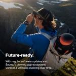 SUUNTO Vertical 2 GPS Sport Watch with 1.5” AMOLED Touchscreen, Arctic Gray & SUUNTO 22 ATH8 Silicone Strap Orange S+M