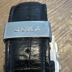 VINTAGE ELEGANT MEN'S RECTANGLE 34mm SWISS CHRONOGRAPH QUARTZ WATCH "DOXA 296.10