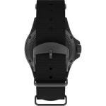 Timex Men's Expedition Field Post Solar 41mm Watch - Black Slip-Thru Double Layer Black Dial Gunmetal Case