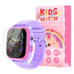 OKYUK 4G Kids Smart Watch with GPS Tracker & SOS Alert - Video Call, 2-Way Calling, Chat, App - with SIM Card for Ages 4-12 - Perfect Educational Gift (Purple)