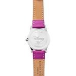 Disney Minnie Mouse Watch for Kids – Cute Minnie Watch for Girls & Toddlers, Silver Bezel, Easy-Read Dial, Purple Leather Strap – Perfect Mouse Watches Kids 3-5, Ideal Gift Girls