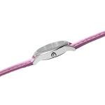 Disney Minnie Mouse Watch for Kids – Cute Minnie Watch for Girls & Toddlers, Silver Bezel, Easy-Read Dial, Purple Leather Strap – Perfect Mouse Watches Kids 3-5, Ideal Gift Girls