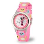 Disney WDS000087 Kids' W000036 Minnie Mouse Time Teacher Stainless Steel Watch