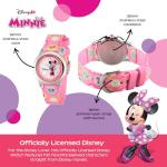 Disney WDS000087 Kids' W000036 Minnie Mouse Time Teacher Stainless Steel Watch