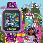 Accutime Disney Encanto Kids Smart Watch for Girls & Boys - Interactive Smartwatch with Selfie Camera, Games, Voice & Video Recorder, Pedometer, Calculator, Alarm, USB Charger