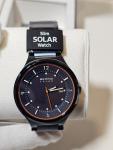 Bering Slim Solar Black Dial 42mm 5ATM Mens Watch 14442-797 MSRP $279 NEW W TAG