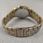 Citizen Eco-Drive WR 100 Gold Tone Bracelet Lume Day-Date Watch Men Solar RUNS