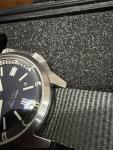 Sangin Instruments Hydra Automatic Diver Watch 300M Black Dial Gray NATO Strap