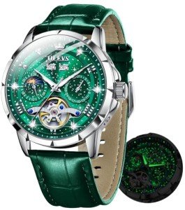 OLEVS Men's Luxury Automatic Starry Sky Watch