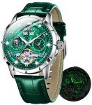 OLEVS Men's Luxury Automatic Starry Sky Watch