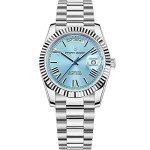 LACZ DENTON Luxury Men's Automatic Watch - Sky Blue