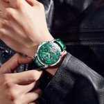 OLEVS Men's Luxury Automatic Starry Sky Watch