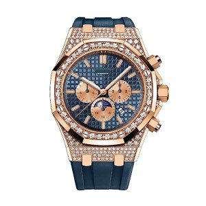 Men's Automatic Skeleton Tourbillon Moon Phase Watch