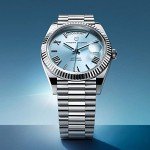LACZ DENTON Luxury Men's Automatic Watch - Sky Blue