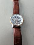 Thomas Earnshaw Longitude Automatic Gold Brown White Watch EUC Running Accurate