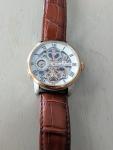 Thomas Earnshaw Longitude Automatic Gold Brown White Watch EUC Running Accurate
