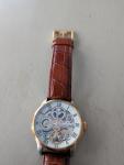 Thomas Earnshaw Longitude Automatic Gold Brown White Watch EUC Running Accurate