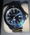 Glycine Combat Sub 42 Automatic Blue Dial Mens Watch GL0081 St Steel Aut G2U
