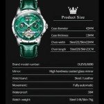 OLEVS Men's Luxury Automatic Starry Sky Watch