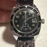 Vintage Younger Bresson Diver Men's Wristwatch 38mm Black Very Rare