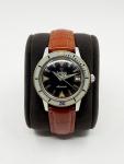 Vintage 1960s Zodiac Sea Wolf 35MM Automatic Diver Watch Stainless Steel Runs