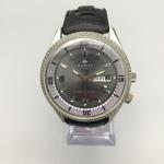 Vintage Wakmann Mens Watch 42mm Gray Dial Automatic Day Date Diver 5ATM Swiss