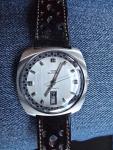 Glycine Compressor Automatic Silver Rally Dial vintage retro Watch