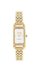 Coach Cadie Women's Watch - Elegant Gold Link Bracelet