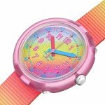 Flik Flak Rainbow Quartz Pink Casual Watch