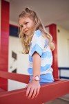 Flik Flak Rainbow Quartz Pink Casual Watch