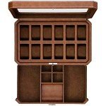 ROTHWELL Leather Watch Box Organizer for Men