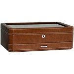 ROTHWELL Leather Watch Box Organizer for Men