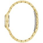 Bulova Women's Gold-Tone Crystal Bangle & Watch Set