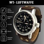 World War II Military Watch - Swiss Quartz, Leather Strap