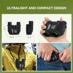 Compact 10x25 Waterproof Binoculars for Kids & Adults