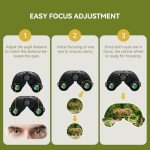 Compact 10x25 Waterproof Binoculars for Kids & Adults