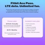 Fitbit Google Ace LTE - Kids Smartwatch with GPS