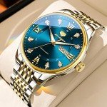 OLEVS Men's Luxury Automatic Stainless Steel Watch