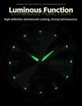 OLEVS Men's Automatic Dress Watch with Diamonds