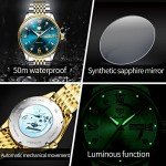 OLEVS Men's Luxury Automatic Stainless Steel Watch