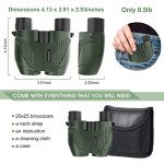Compact Waterproof Binoculars for Bird Watching & More