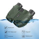 Compact Waterproof Binoculars for Bird Watching & More