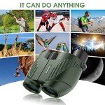 Compact Waterproof Binoculars for Bird Watching & More