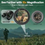 Occer 15x30 Lightweight Binoculars for Outdoor Adventures