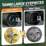 Occer 15x30 Lightweight Binoculars for Outdoor Adventures